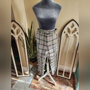 American Eagle Plaid Pants, Size 8 Regular